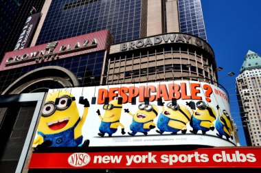 Nyc: Times Meydanı'nda Reklam Billboard