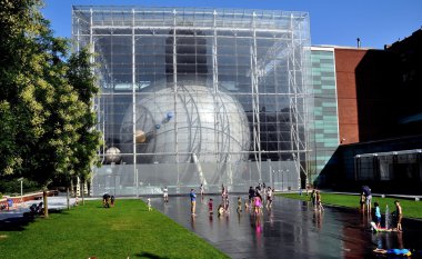 NYC: Hayden Planetarium and Arthur Ross Terrace clipart