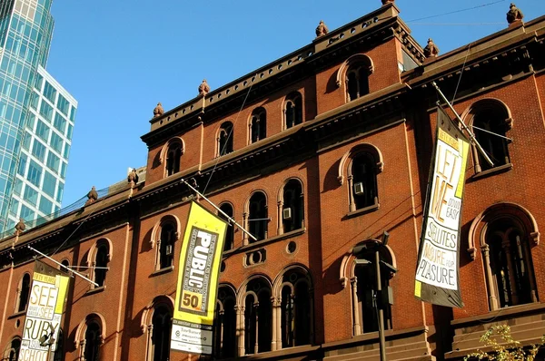 NYC: Public Theatre na Lafayette Street — Zdjęcie stockowe