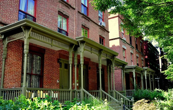 NYC: Astor Row Homes em Harlem — Fotografia de Stock