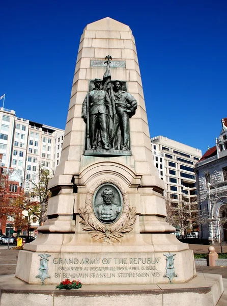 Washington, dc: Wielkiej Armii Republiki Memorial — Zdjęcie stockowe