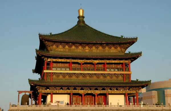 Xi'an, Cina: C.1384 Campanile — Foto Stock