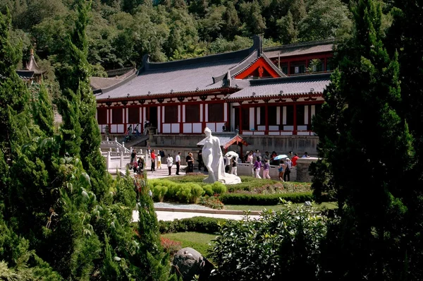 Xi 'an, China: Jardins no Palácio do Imperador Zhou — Fotografia de Stock