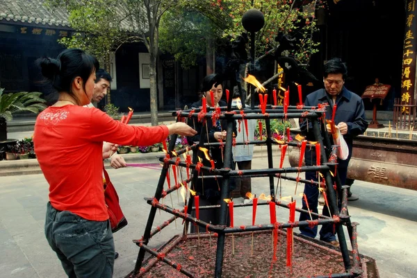 Xindu, China: Templo Budista Bao Guang — Foto de Stock