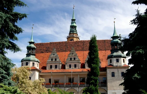 Brzeg, Polen: ratusz (stadhuis) — Stockfoto