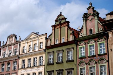 Poznan, Polonya: square rynek Barok binalar