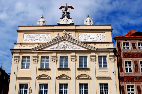 Poznan, Polônia: Mansão barroca do século XVII — Fotografia de Stock