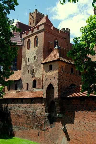 Malbork, Polonia: Castello di Malbork — Foto Stock