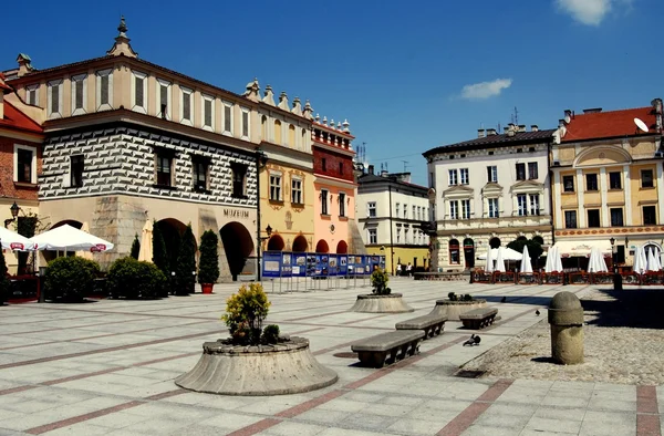 Tarnow, Polonia: Piazza del Mercato Rynek — Foto Stock