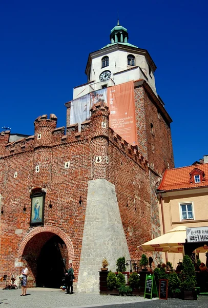 Lublin, Polen: de poort Krakau — Stockfoto