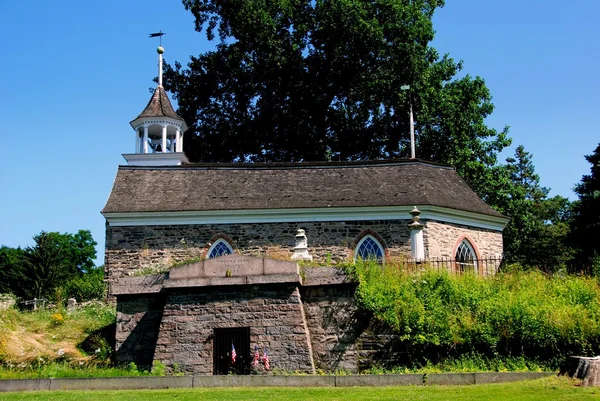 Sleepy hollow, ny: 1685 oude Nederlandse kerk — Stockfoto