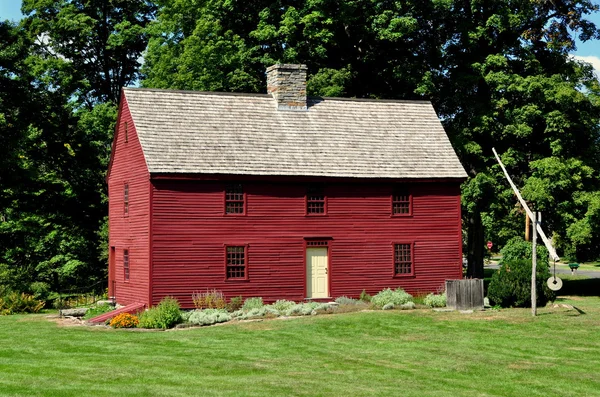 Woodbury, ct: um 1680 hurd house — Stockfoto