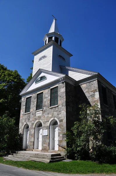 New preston, ct: 1824 Kościół ulica wzgórze — Zdjęcie stockowe