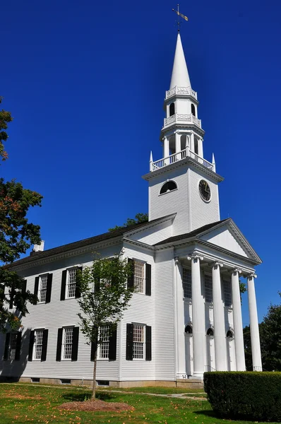 Litchfield, CTL: 1828 Primera Iglesia Congregacional — Foto de Stock