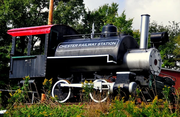 Chester, MA: Steam Engline en el Museo del Ferrocarril —  Fotos de Stock