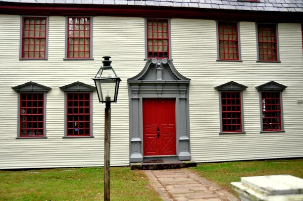 Deerfield, ma: 1730 σπίτι dwight — Φωτογραφία Αρχείου