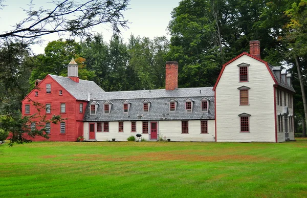 Deerfield, ma: 1730 casa dwight — Fotografia de Stock