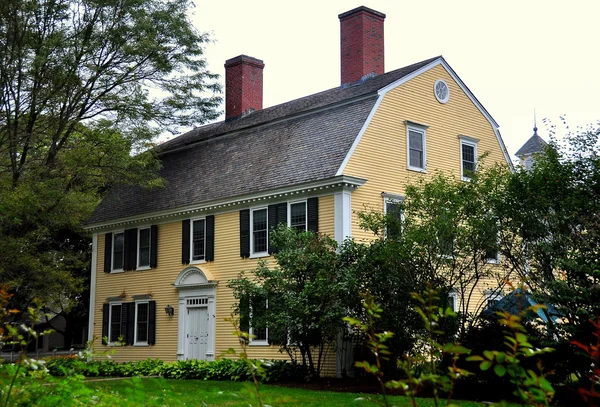 Deerfield, MA: XVIII Century Scaife House — стоковое фото