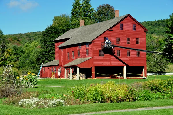 Hancock, ma: tvätt & verkstad på shaker village — Stockfoto