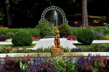 Lenox, MA: Formal French Garden at The Mount clipart
