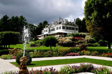 Lenox, MA:  The Mount and Formal Gardens clipart
