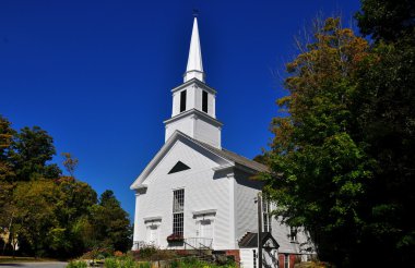 Grafton, VT: 1858 White Church clipart