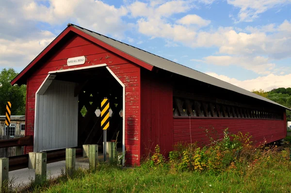 Bennington, VT: 1889 Paper Mill Covered Bridge — Stock Photo, Image