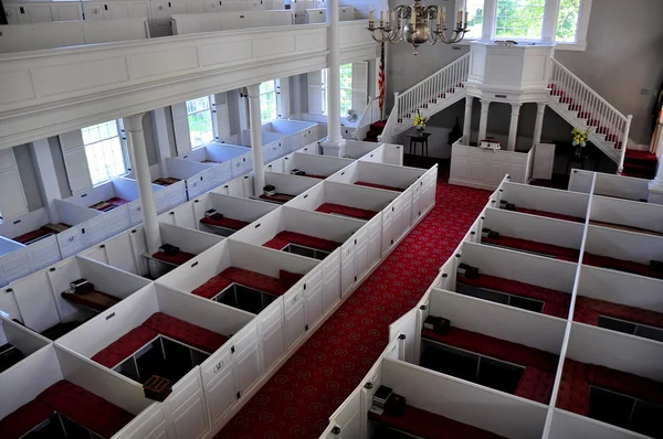 Bennington, VT: 1806 Primera Iglesia Congregacional Interior —  Fotos de Stock
