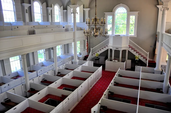 Bennington, VT: 1806 Primera Iglesia Congregacional —  Fotos de Stock