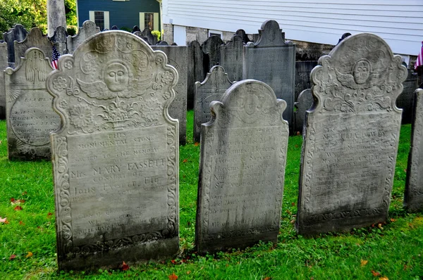 Grabsteine aus dem 18. Jahrhundert in Bennington, vt — Stockfoto