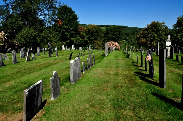 Rockingham, Vt: Spełniających dom cmentarzysko — Zdjęcie stockowe