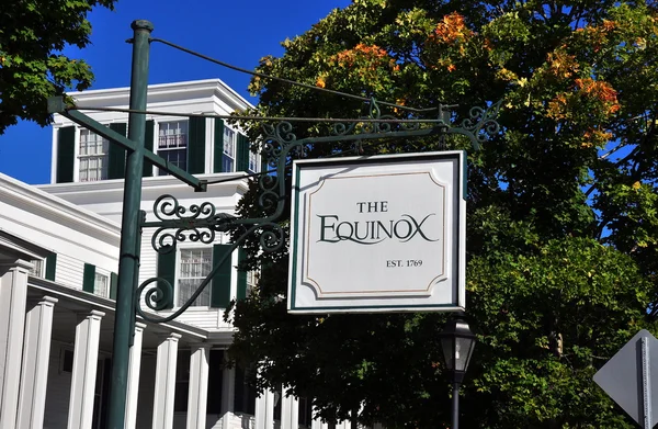 Manchester Village, VT: Equinox Hotel — Stock Photo, Image