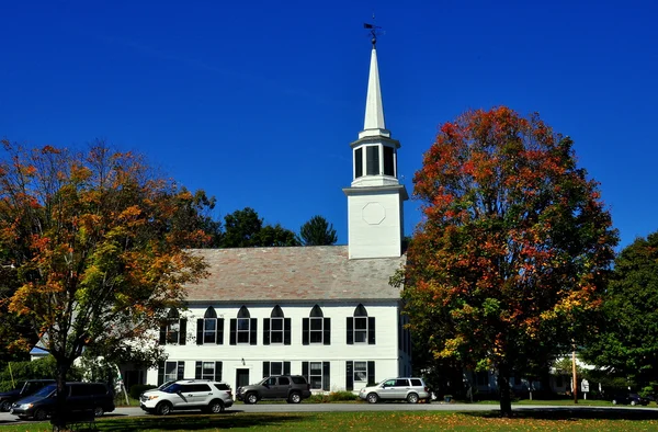 Townshend, Vt: Zjednoczony Kościół Chrystusa — Zdjęcie stockowe