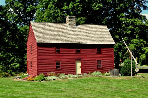 Woodbury, ct: c. 1680 hurd huis — Stockfoto