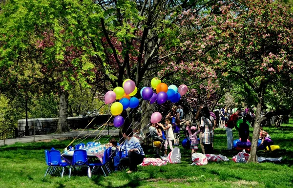 NYC: Festa de Aniversário do Riverside Park — Fotografia de Stock