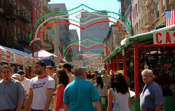 NYC: Festival de San Gennaro en Little Italy — Foto de Stock