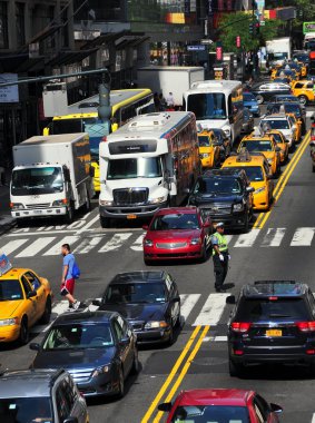 NYC: East 42nd Street trafik