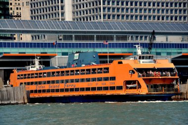 NYC: Andrew J. Barbieri Staten Adası feribot tekne