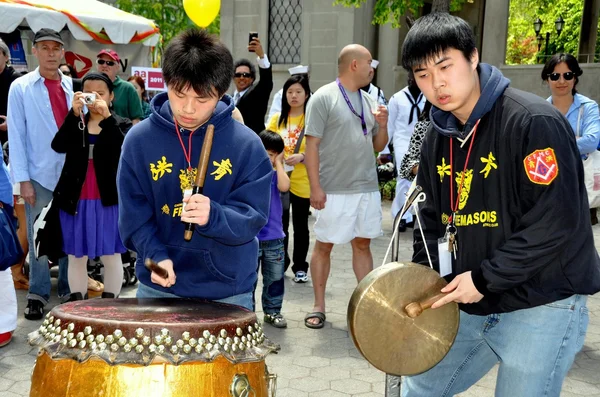 NYC:  Chinese Musicians at Taiwan Festival — Stock Photo, Image