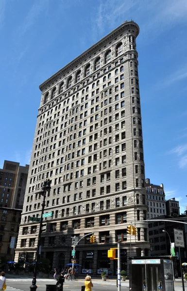 NYC: здание "Флатирона" — стоковое фото