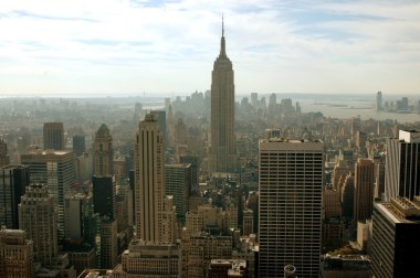 NYC: Manhattan ve Empire State Binası manzara