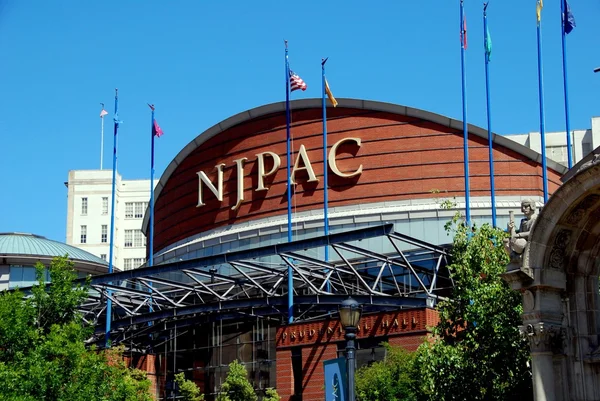 뉴어크, 뉴저지: Njpac 푸 르 덴 셜 홀 — 스톡 사진