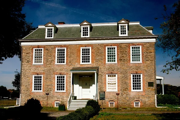 NYC: 1748 gruziński Van Cortlandt Manor House — Zdjęcie stockowe