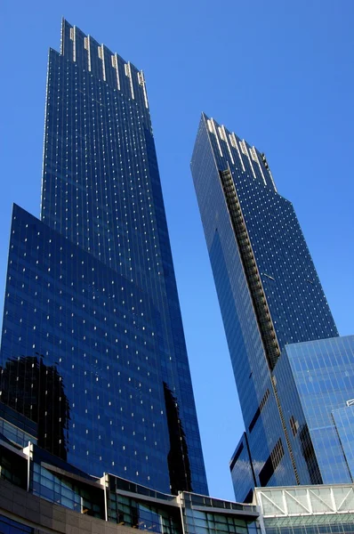 NYC: Time-Warner Center Towers — Stock Photo, Image