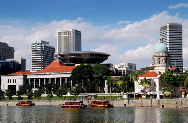 Сингапур: Колониальный район Skyline — стоковое фото