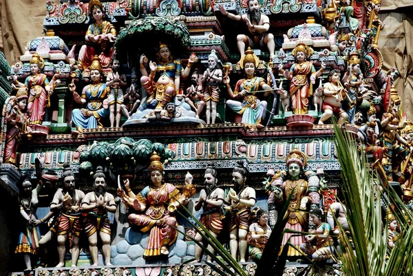リトル インディア シンガポール: ヒンドゥー教寺院 — ストック写真