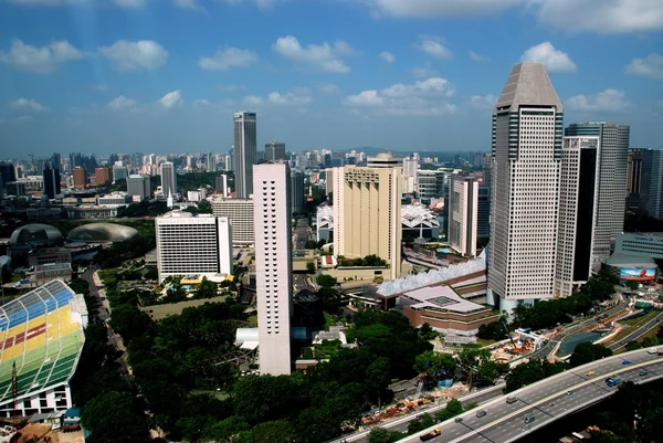 Singapur: Panoramę miasta — Zdjęcie stockowe