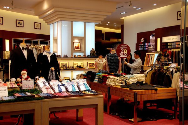 Singapore: Men's Clothing Store