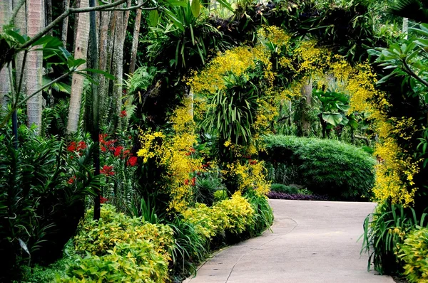 Singapore: Orchard bogen op botanische tuin — Stockfoto