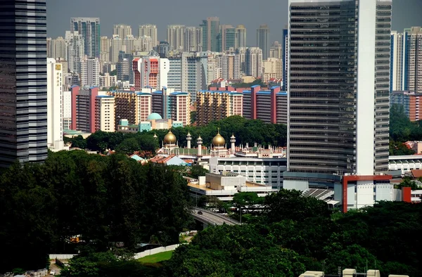 Singapur: Vista de la ciudad desde Singapur Flyer —  Fotos de Stock